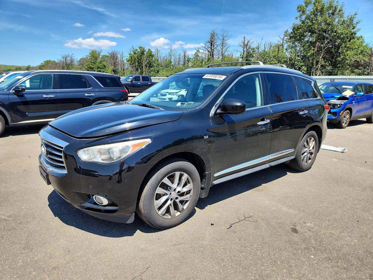 2014 Infiniti Qx60 Base Черный vin: 5N1AL0MM3EC541392