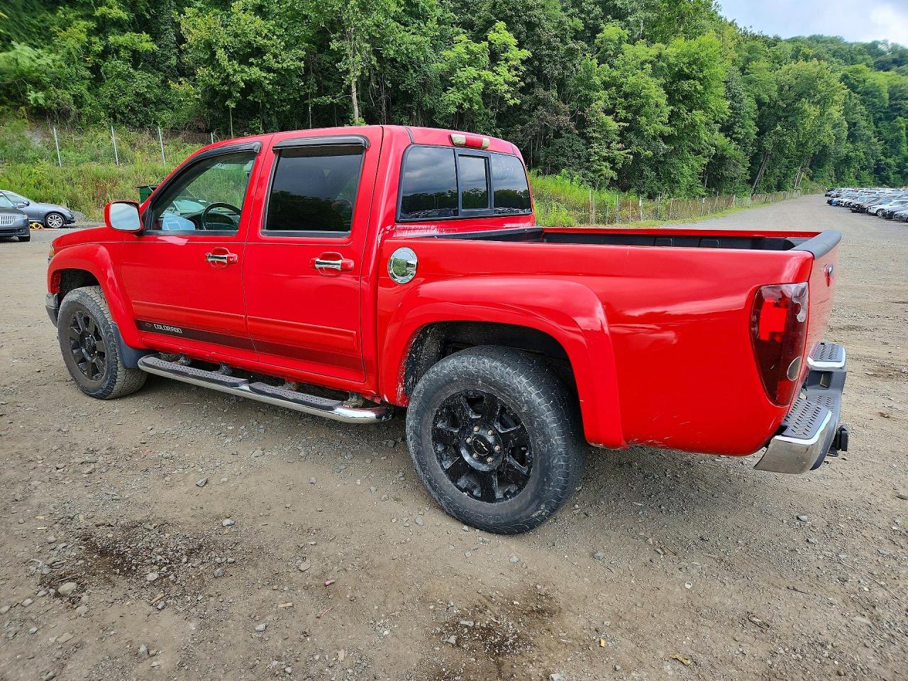 2012 Chevrolet Colorado Lt Red vin: 1GCHTDFE5C8148350