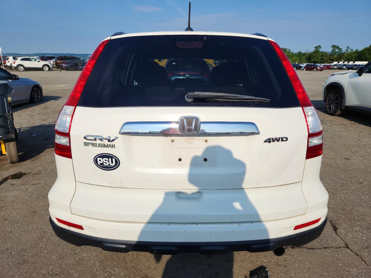 2010 Honda Cr-v Exl White vin: 5J6RE4H73AL038317