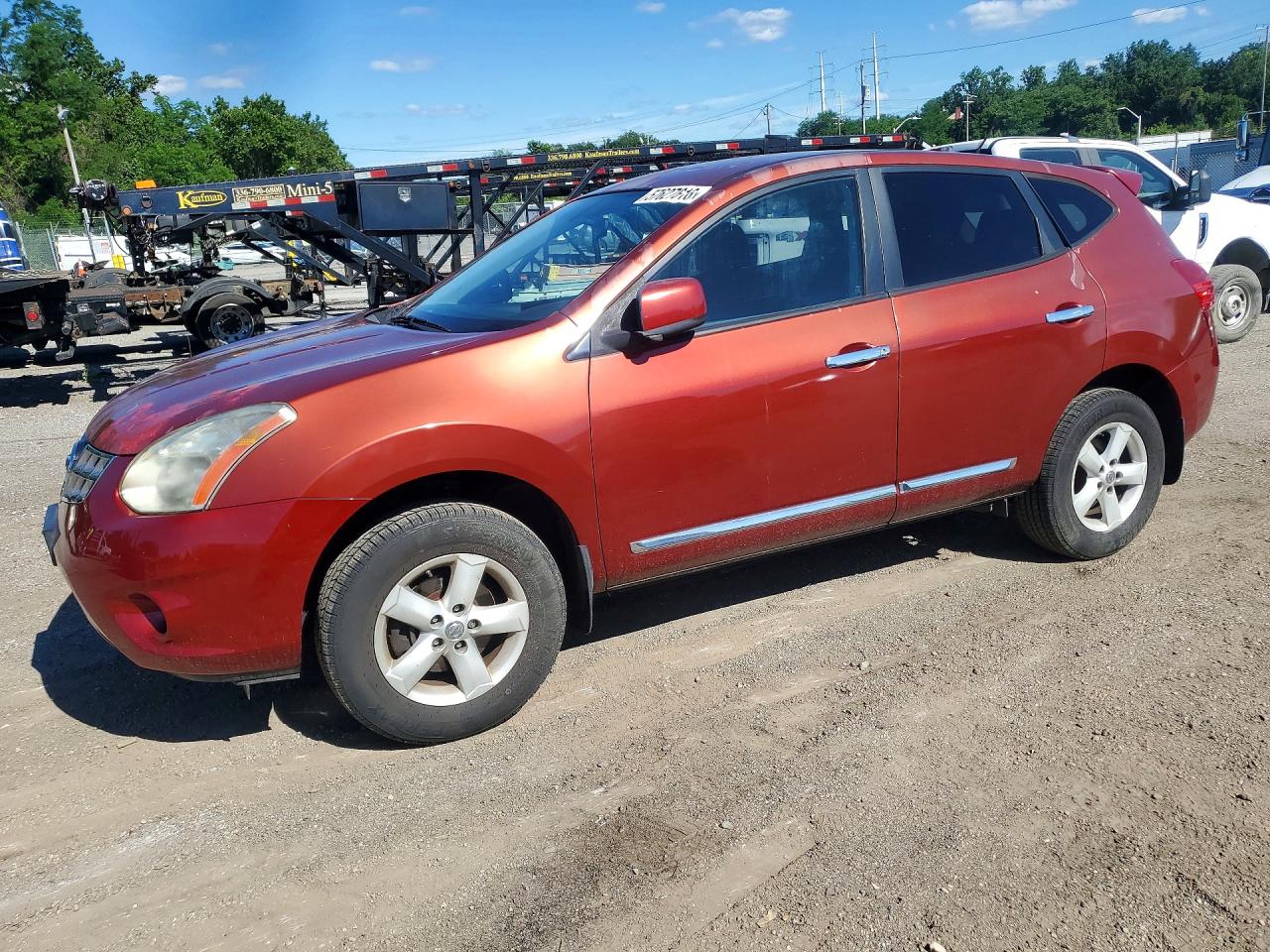 2013 Nissan Rogue S Красный vin: JN8AS5MV5DW645705