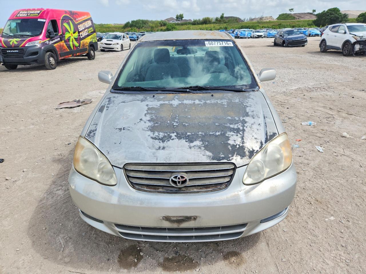 2004 Toyota Corolla Le Silver vin: 2T1BR38EX4C174380