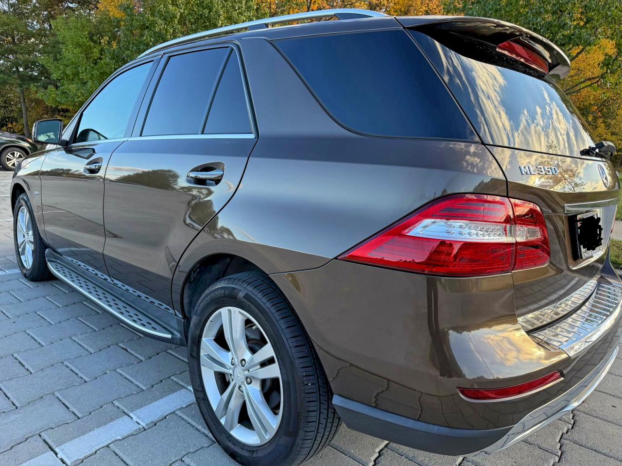 2012 Mercedes-benz Ml 350 4matic Brown vin: 4JGDA5HB2CA026708