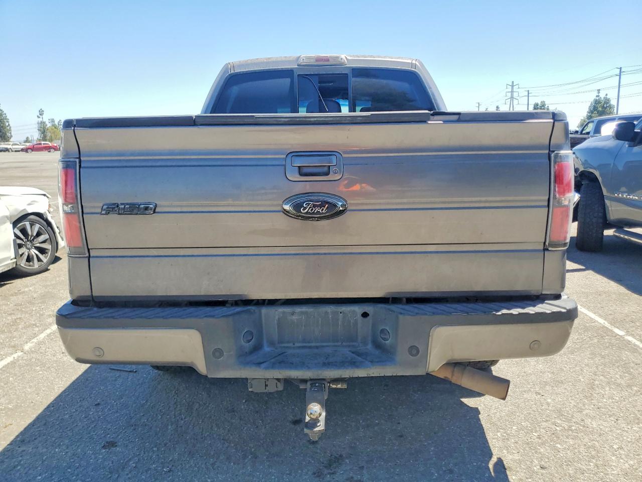 2012 Ford F150 Supercrew Gray vin: 1FTFW1CT8CFC59034