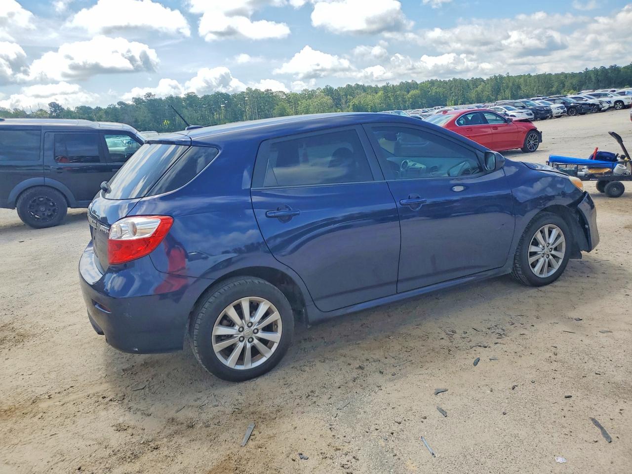 2010 Toyota Matrix Base Blue vin: 2T1KU4EE0AC270958