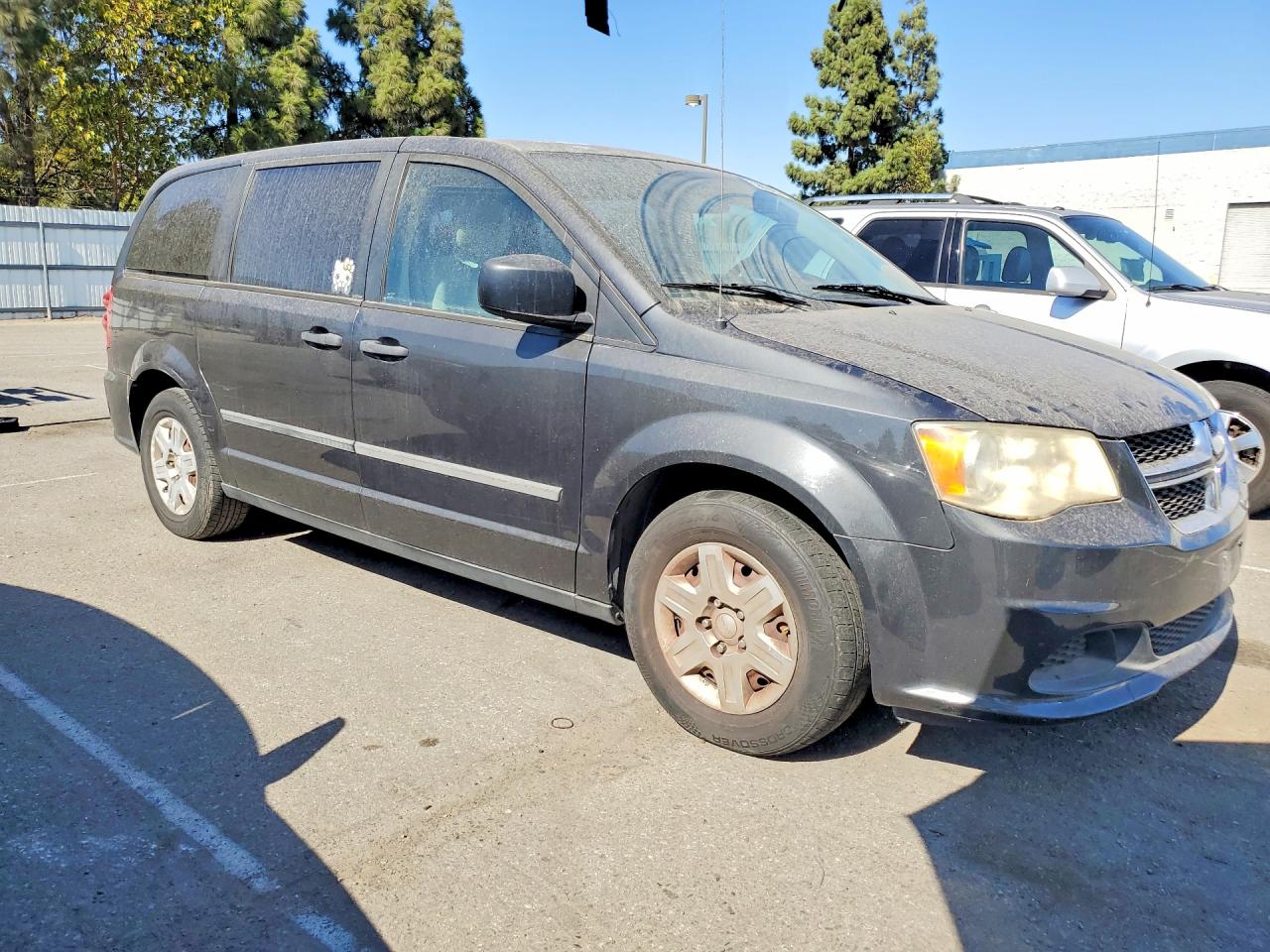 2012 Dodge Grand Caravan Se Серый vin: 2C4RDGBG1CR258214