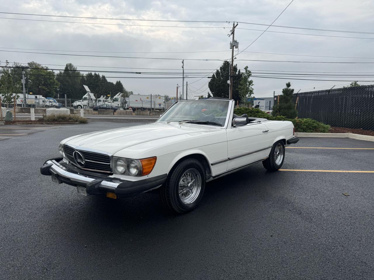 1979 Mercedes Benz 450 Sl White vin: 10704412049521