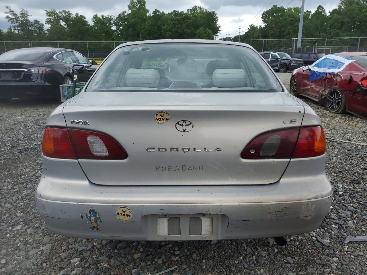 2000 Toyota Corolla Ve Серебряный vin: 1NXBR12E3YZ383820