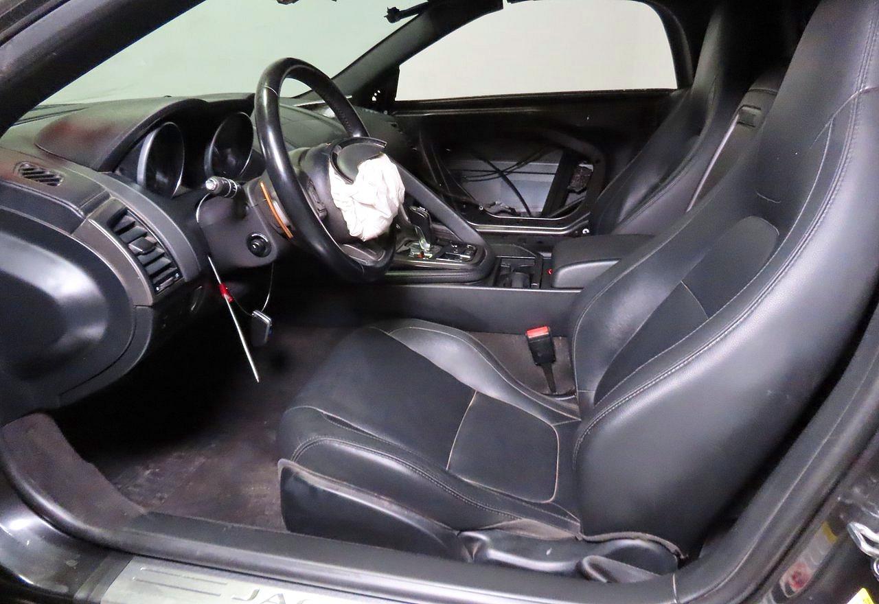 2014 Jaguar F-type V8 S Gray vin: SAJWA6GL6EMK07553