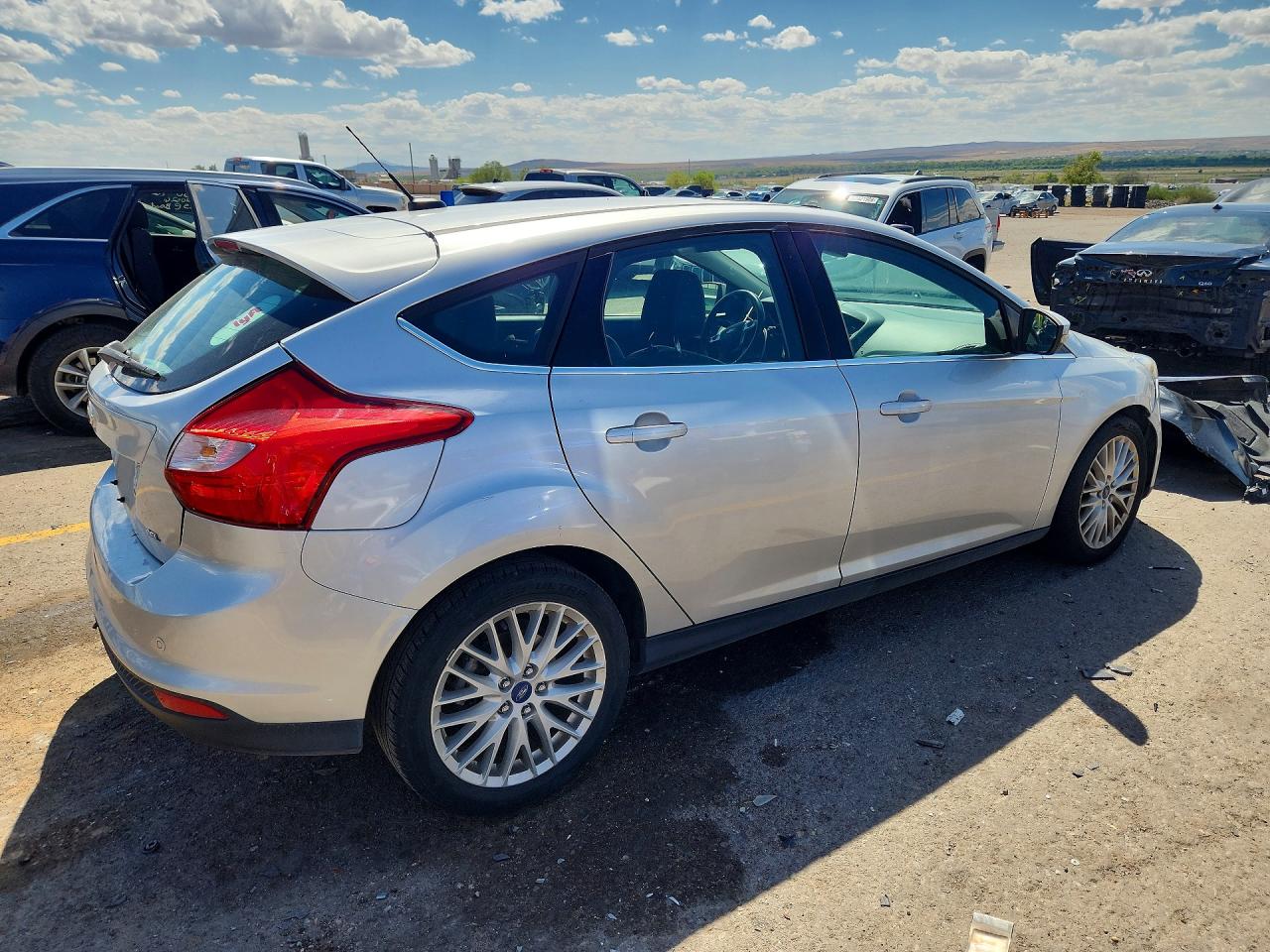 2012 Ford Focus Sel Silver vin: 1FAHP3M2XCL206351