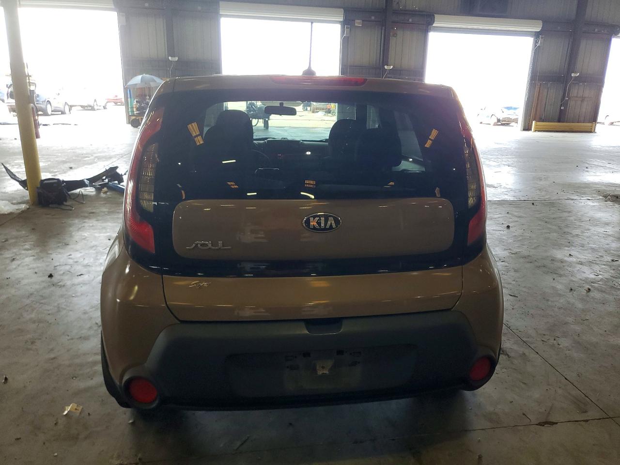 2014 Kia Soul Base Brown vin: KNDJN2A21E7033492