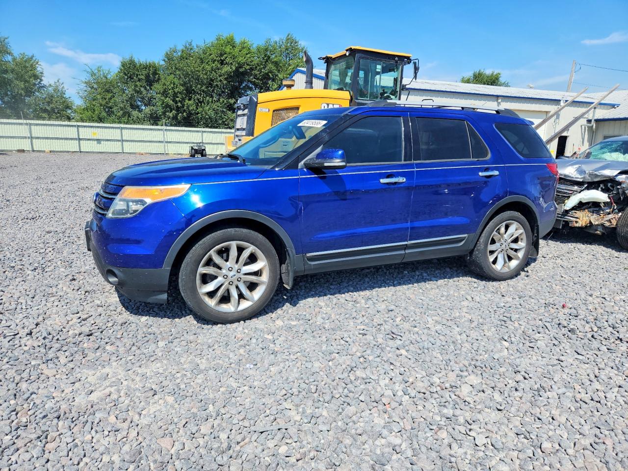 2013 Ford Explorer Limited Blue vin: 1FM5K7F98DGB82781