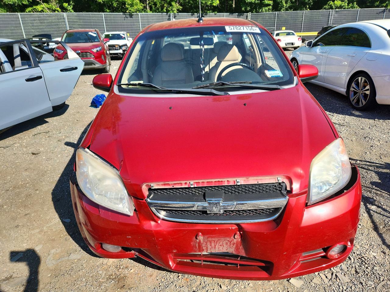 2011 Chevrolet Aveo Lt Red vin: KL1TG5DEXBB195261