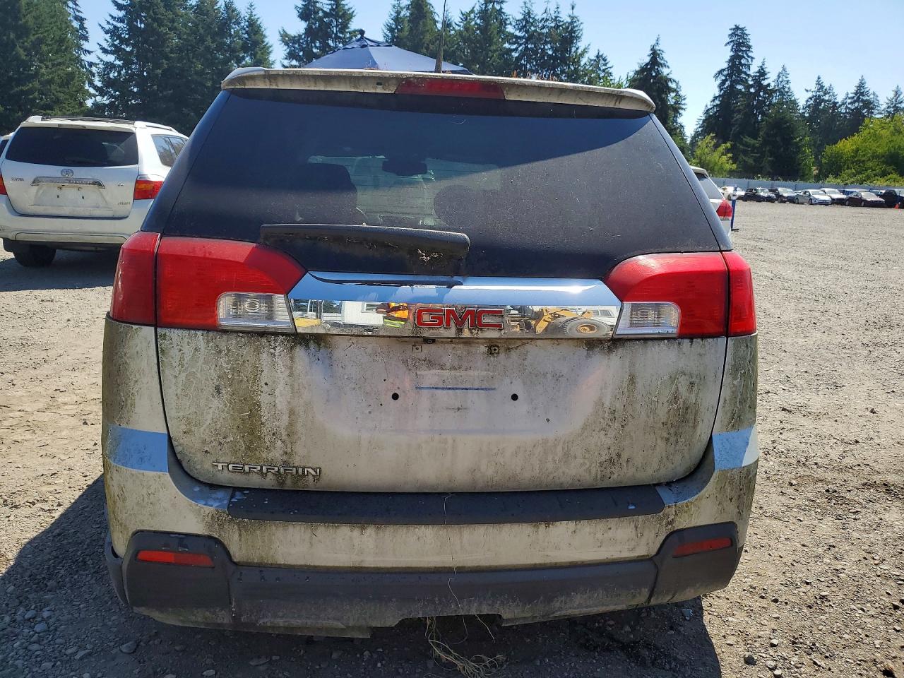 2012 Gmc Terrain Sle Silver vin: 2GKALMEK6C6348348