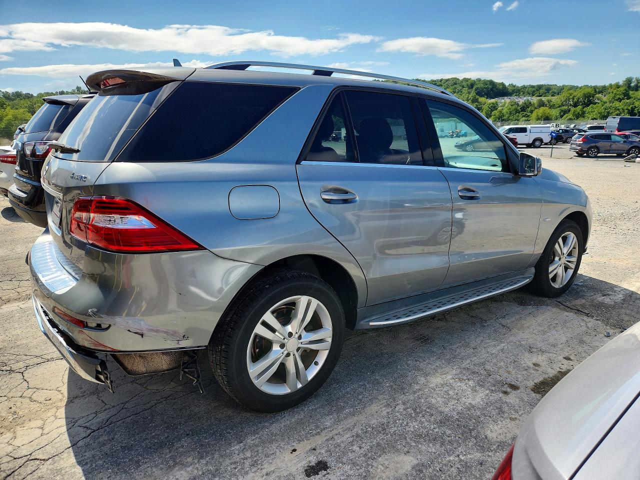 2012 Mercedes-benz Ml 350 4matic Silver vin: 4JGDA5HB5CA029134