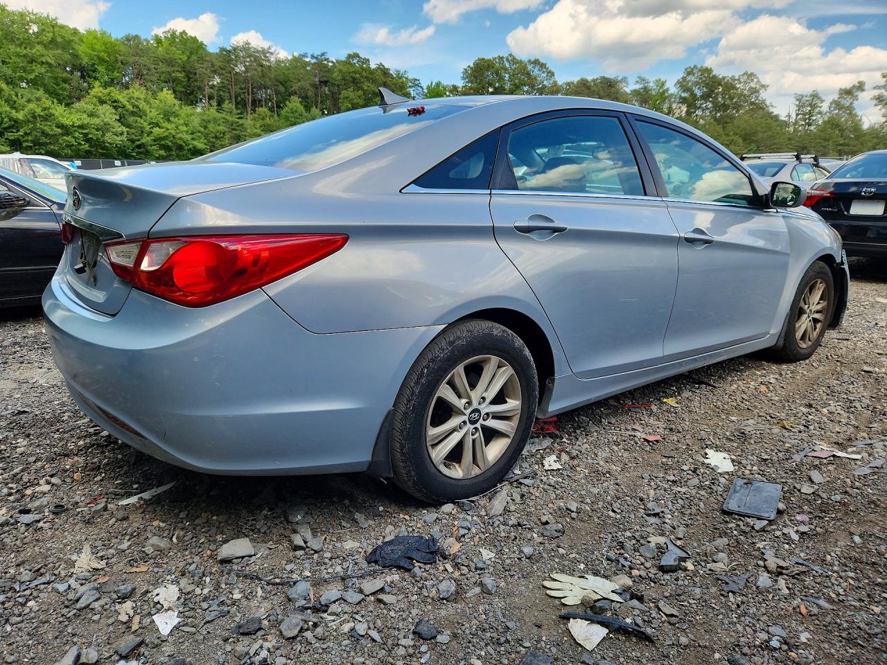 2011 Hyundai Sonata Gls Blue vin: 5NPEB4AC8BH157720