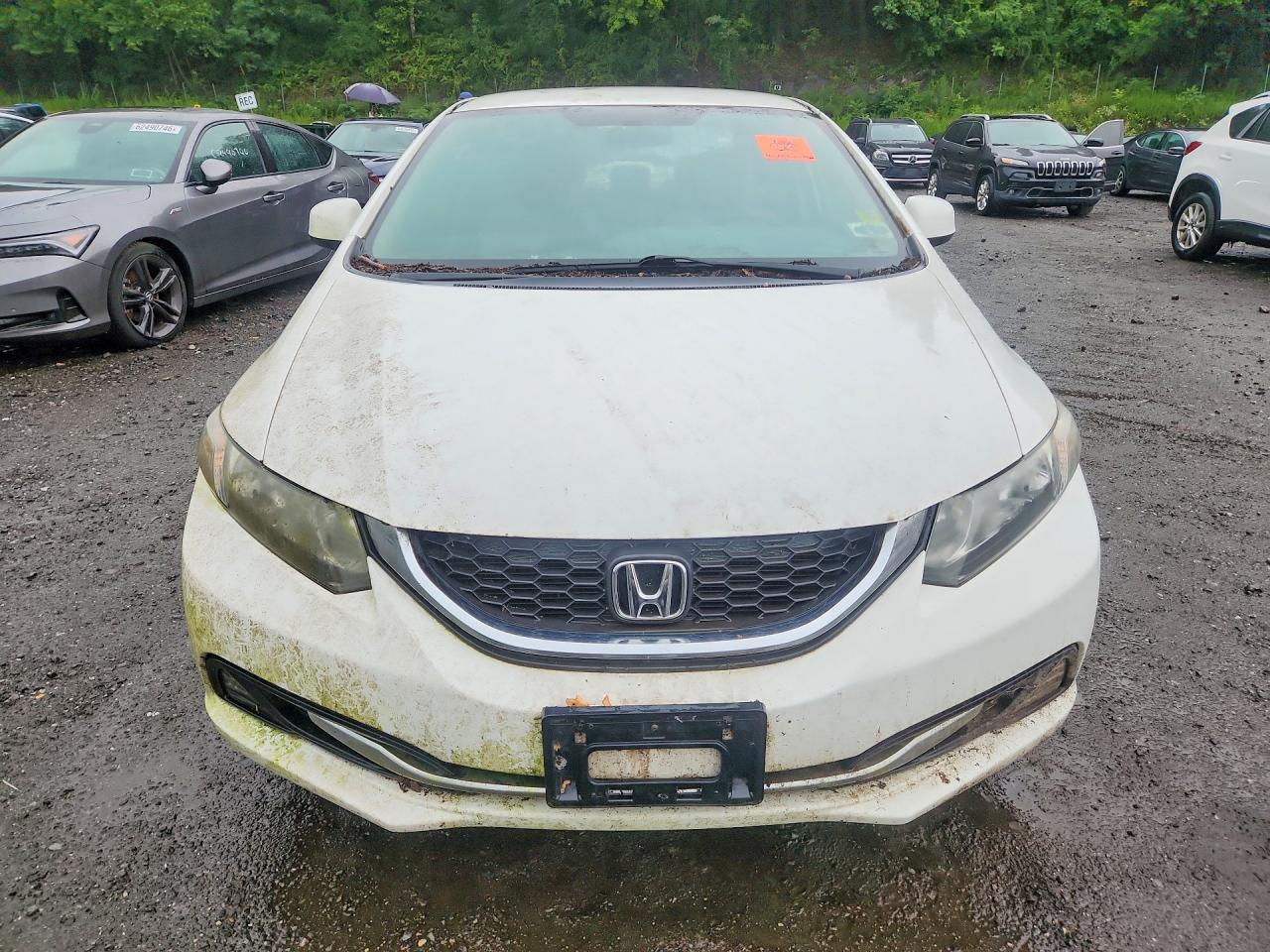 2013 Honda Civic Lx Белый vin: 2HGFB2F5XDH522656