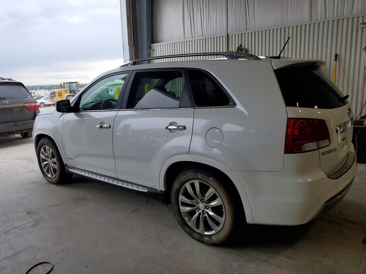 2013 Kia Sorento Sx White vin: 5XYKWDA2XDG325141