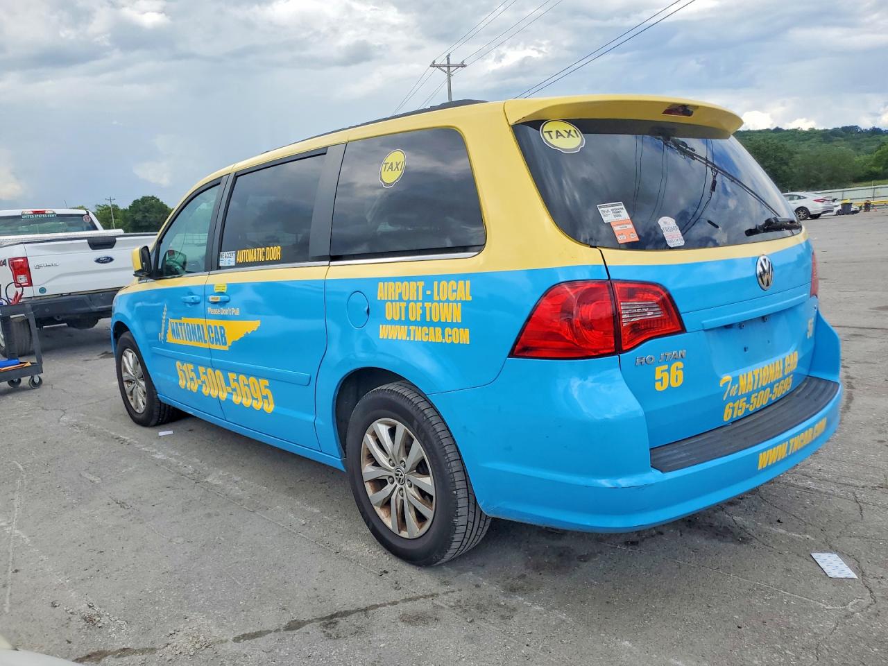 2013 Volkswagen Routan Se Blue vin: 2C4RVABG4DR725153