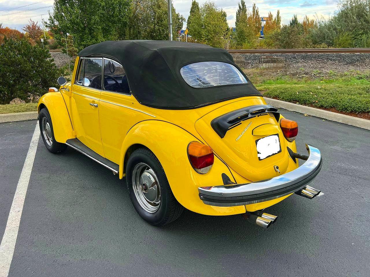 1979 Volkswagen Beetle Желтый vin: 1592000623
