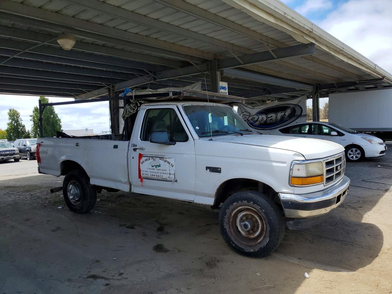 1996 Ford F250 White vin: 1FTHF26H9TEA64068