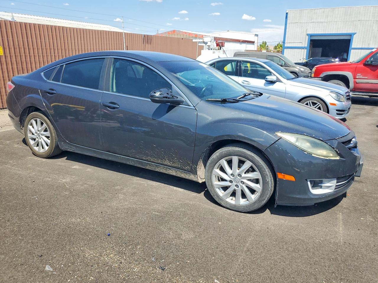 2012 Mazda 6 I Gray vin: 1YVHZ8DH0C5M32404