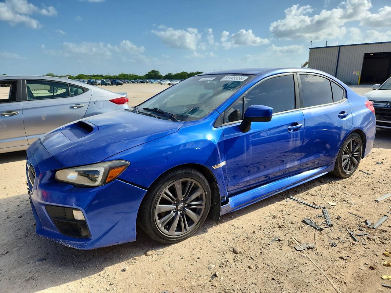 2015 Subaru Wrx Blue vin: JF1VA1A67F9822171