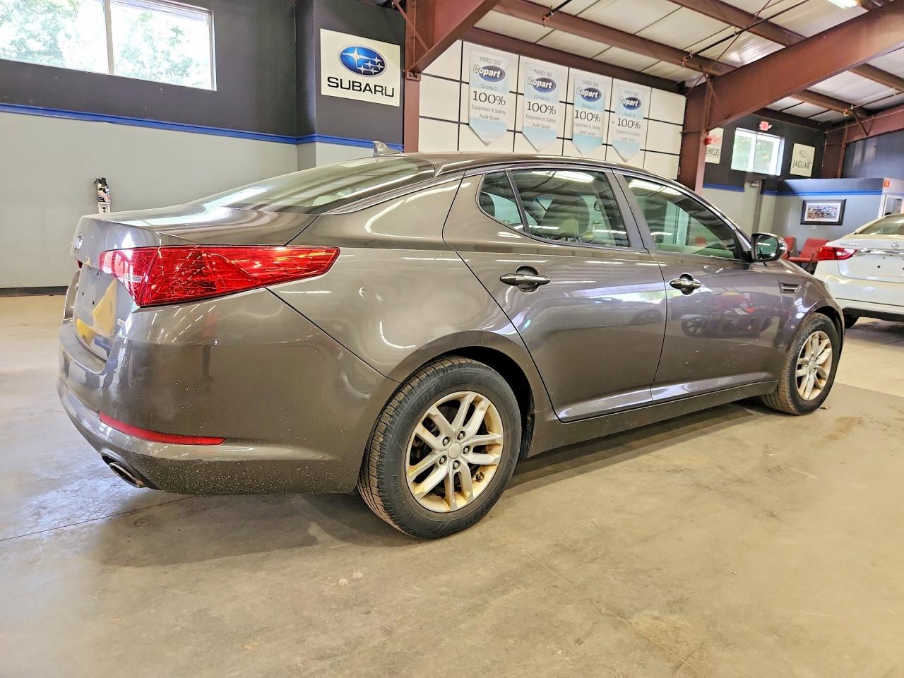 2013 Kia Optima Lx Gray vin: 5XXGM4A7XDG094561