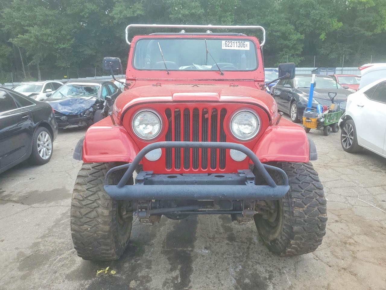 1981 Jeep Jeep Cj5 Red vin: 1JCCM85AXBT069649