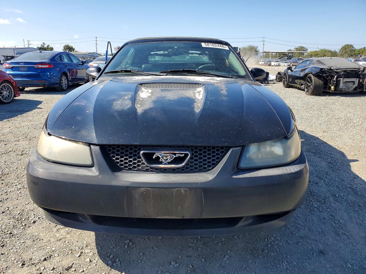 2001 Ford Mustang Черный vin: 1FAFP44421F200263