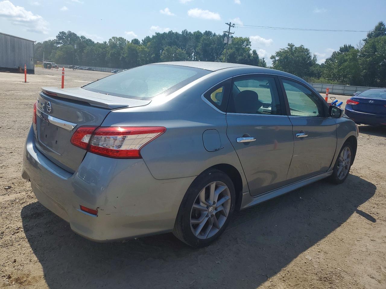 2014 Nissan Sentra Sr Silver vin: 3N1AB7APXEY282943