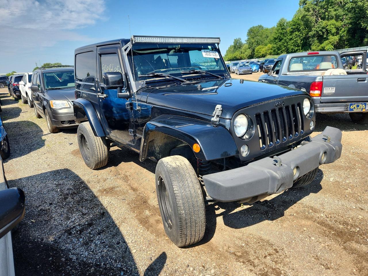 2014 Jeep Wrangler Sahara Black vin: 1C4AJWBG4EL320300