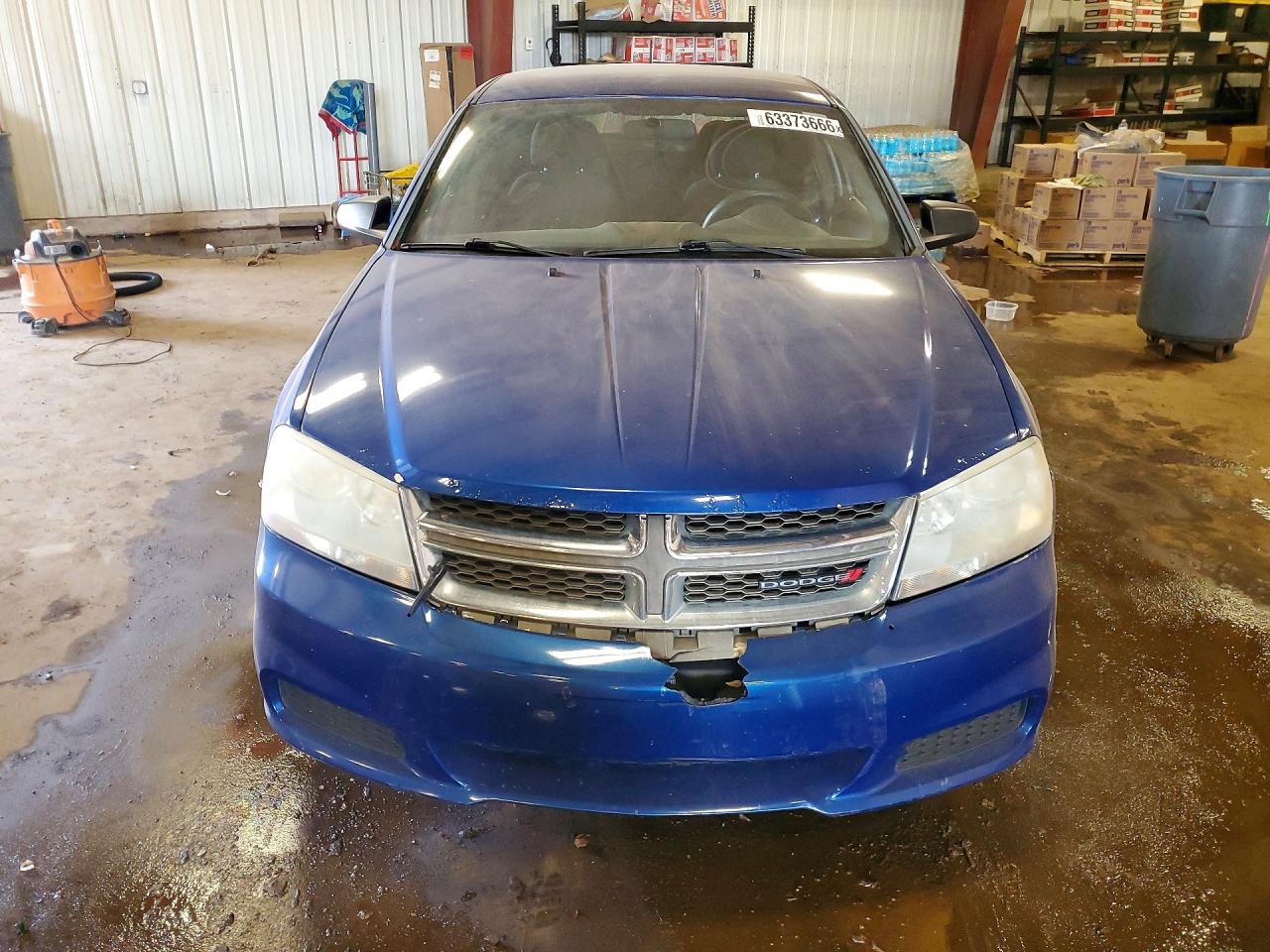 2012 Dodge Avenger Se Blue vin: 1C3CDZAG8CN269800
