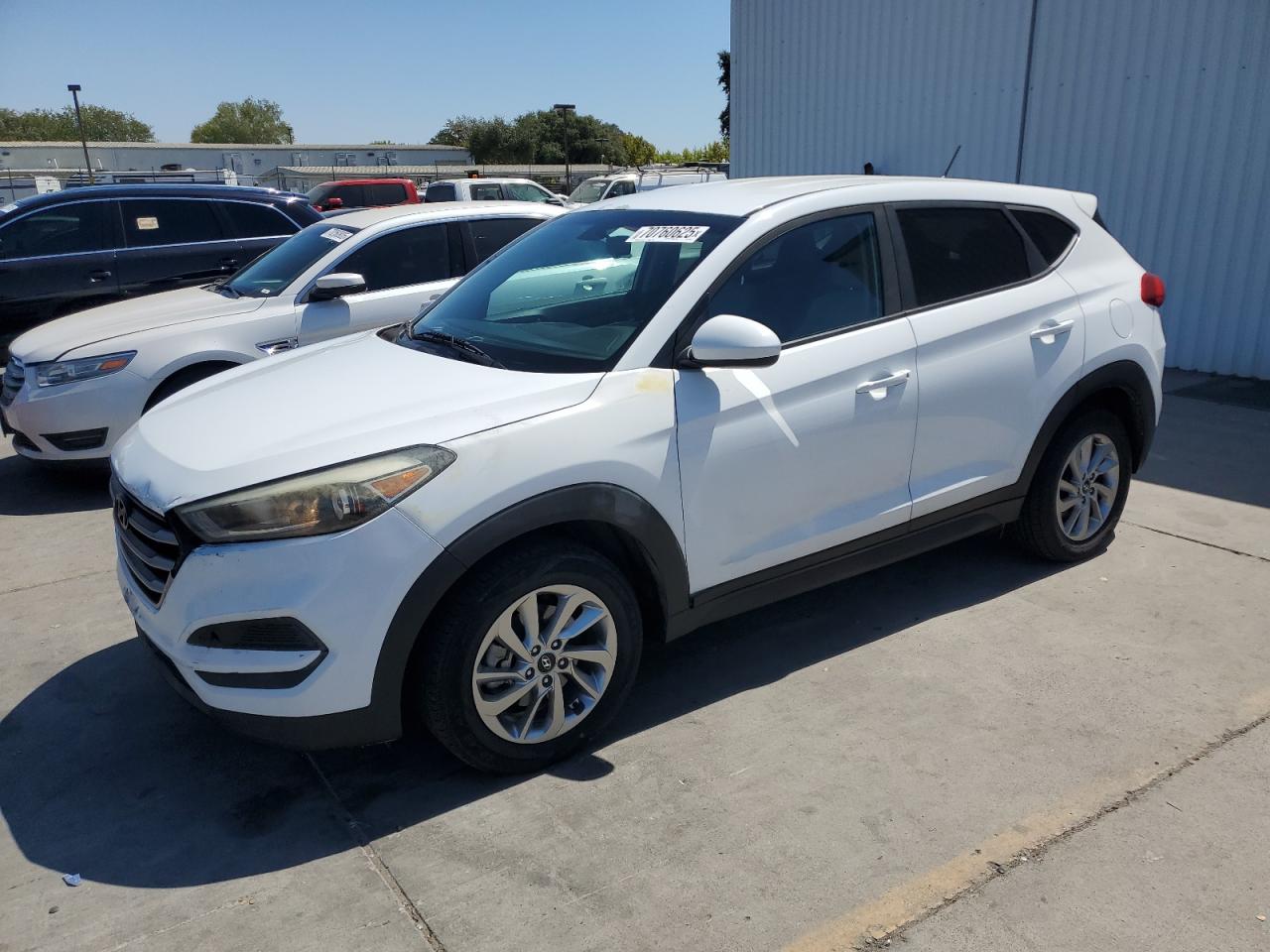 2018 Hyundai Tucson Se Белый vin: KM8J23A47JU676842