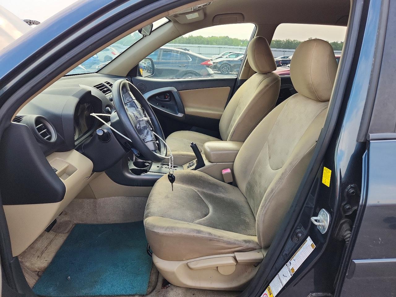 2010 Toyota Rav4 Base Blue vin: JTMBF4DV4AD027877