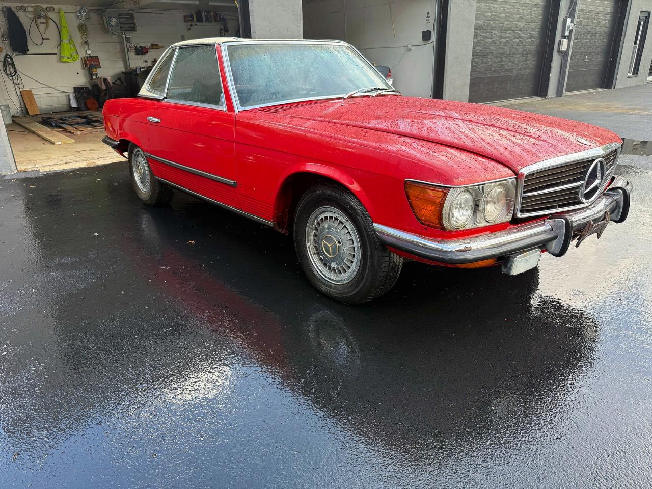 1972 Mercedes-benz 350sl Euro Red vin: 10704412001287