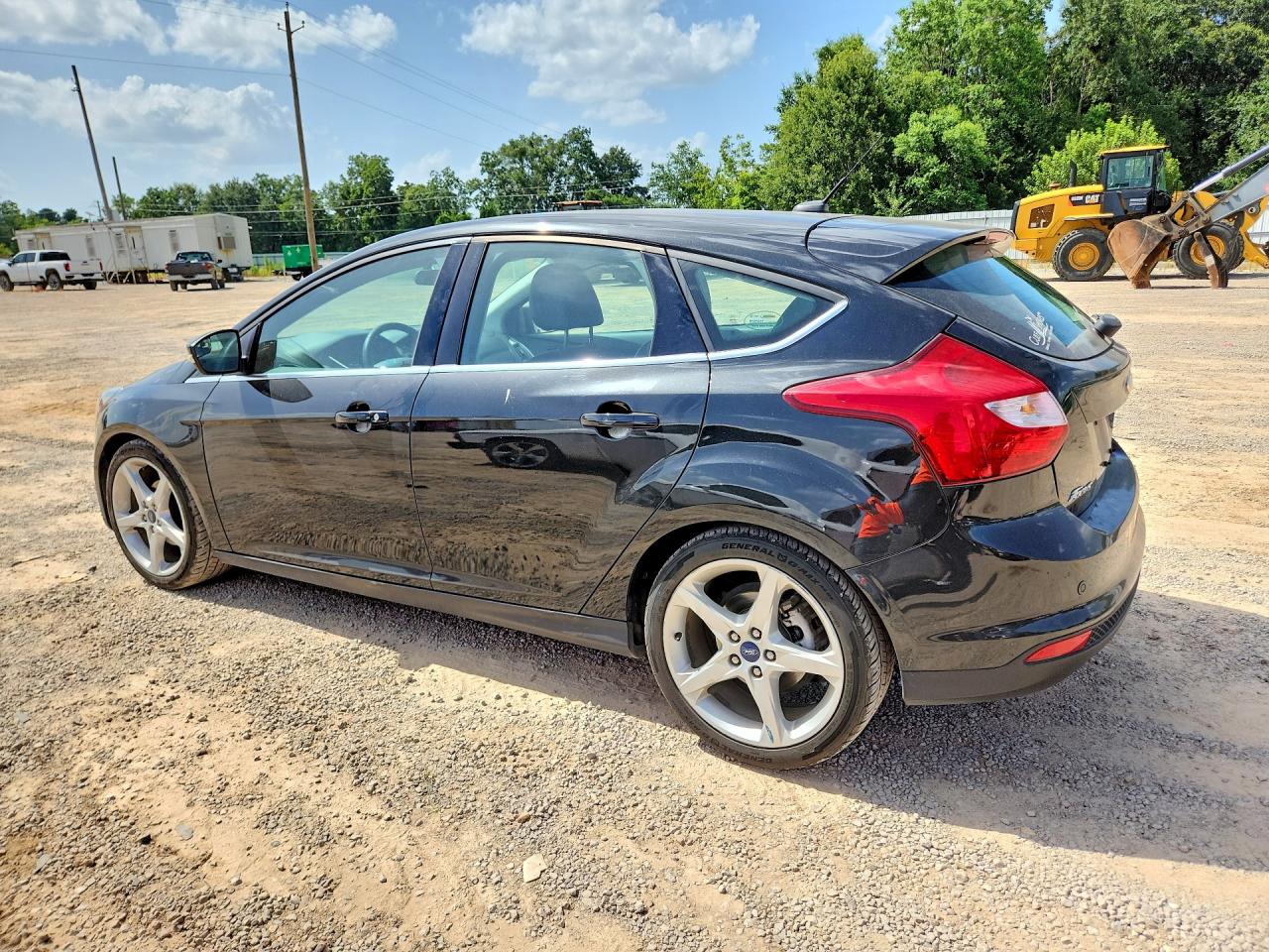 2014 Ford Focus Titanium Черный vin: 1FADP3N28EL227506