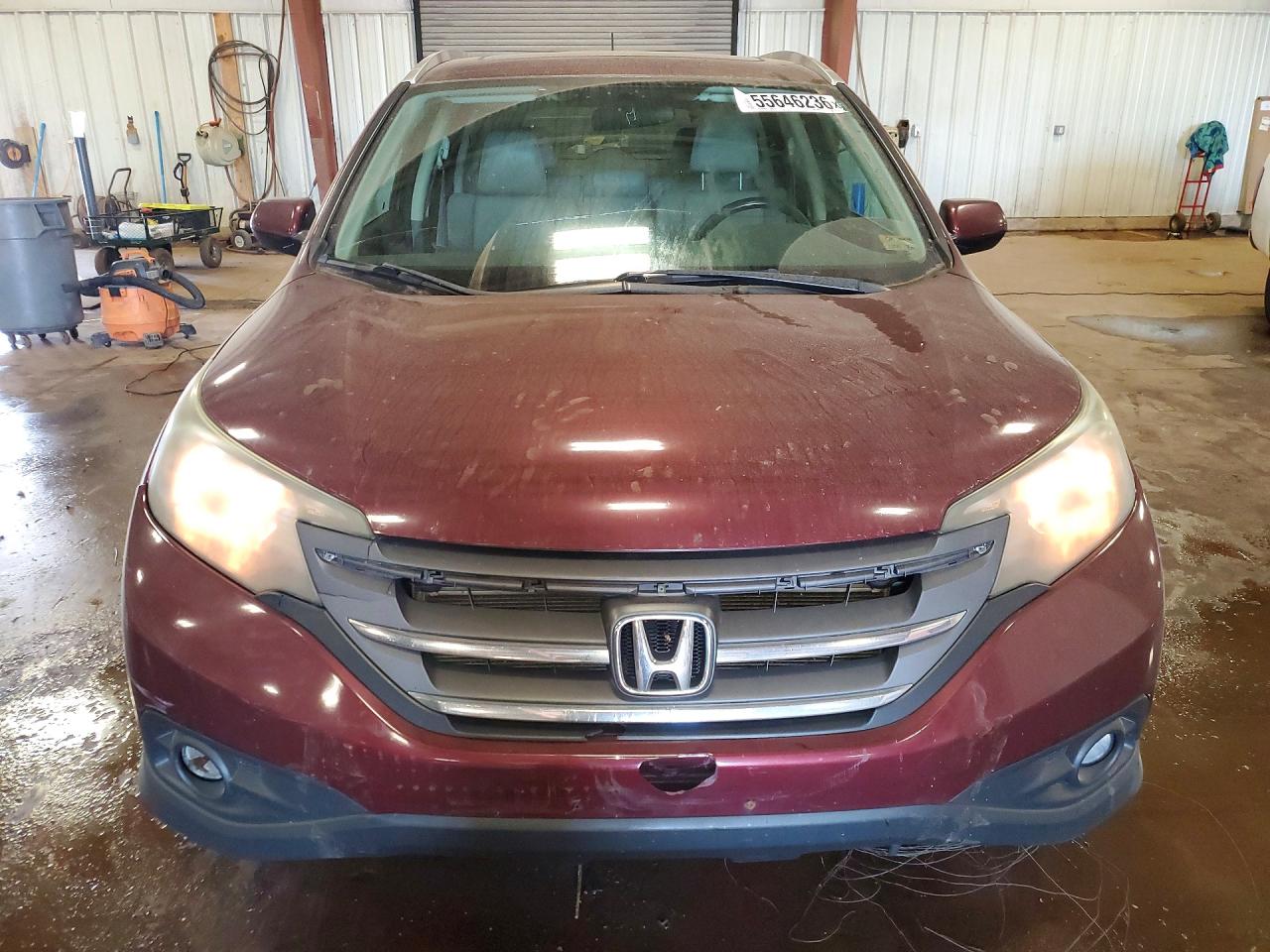 2012 Honda Cr-v Exl Burgundy vin: 5J6RM4H72CL033776