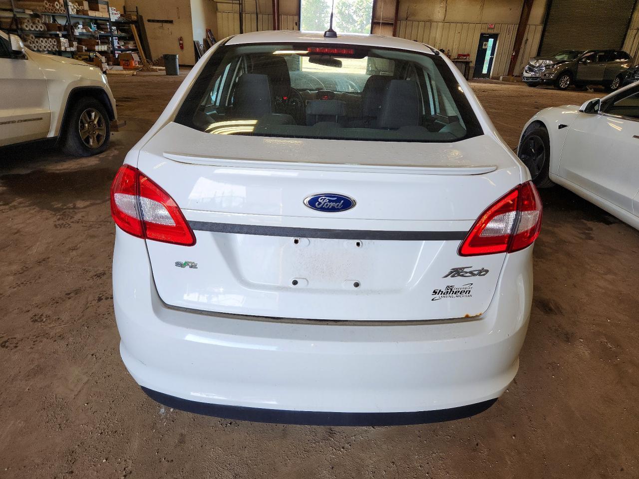 2013 Ford Fiesta Se White vin: 3FADP4BJ6DM224991
