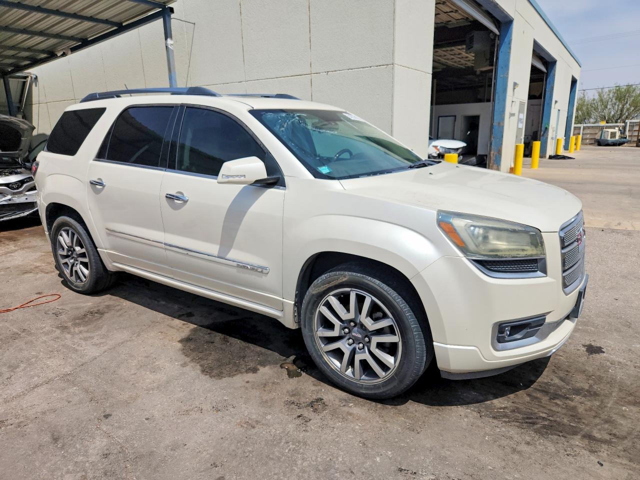 2014 Gmc Acadia Denali Белый vin: 1GKKVTKD7EJ358889