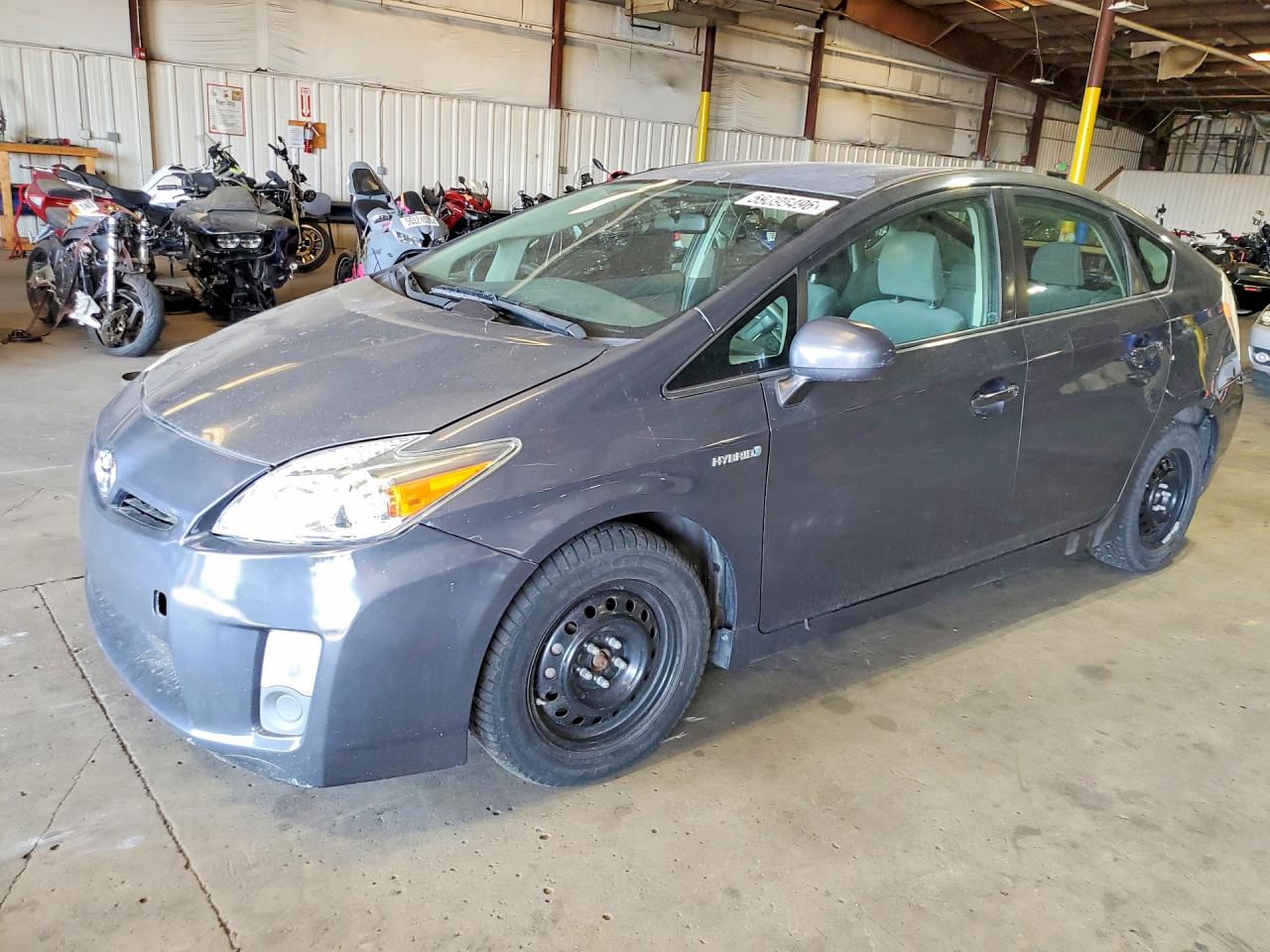 2010 Toyota Prius Iii Gray vin: JTDKN3DU6A0063842