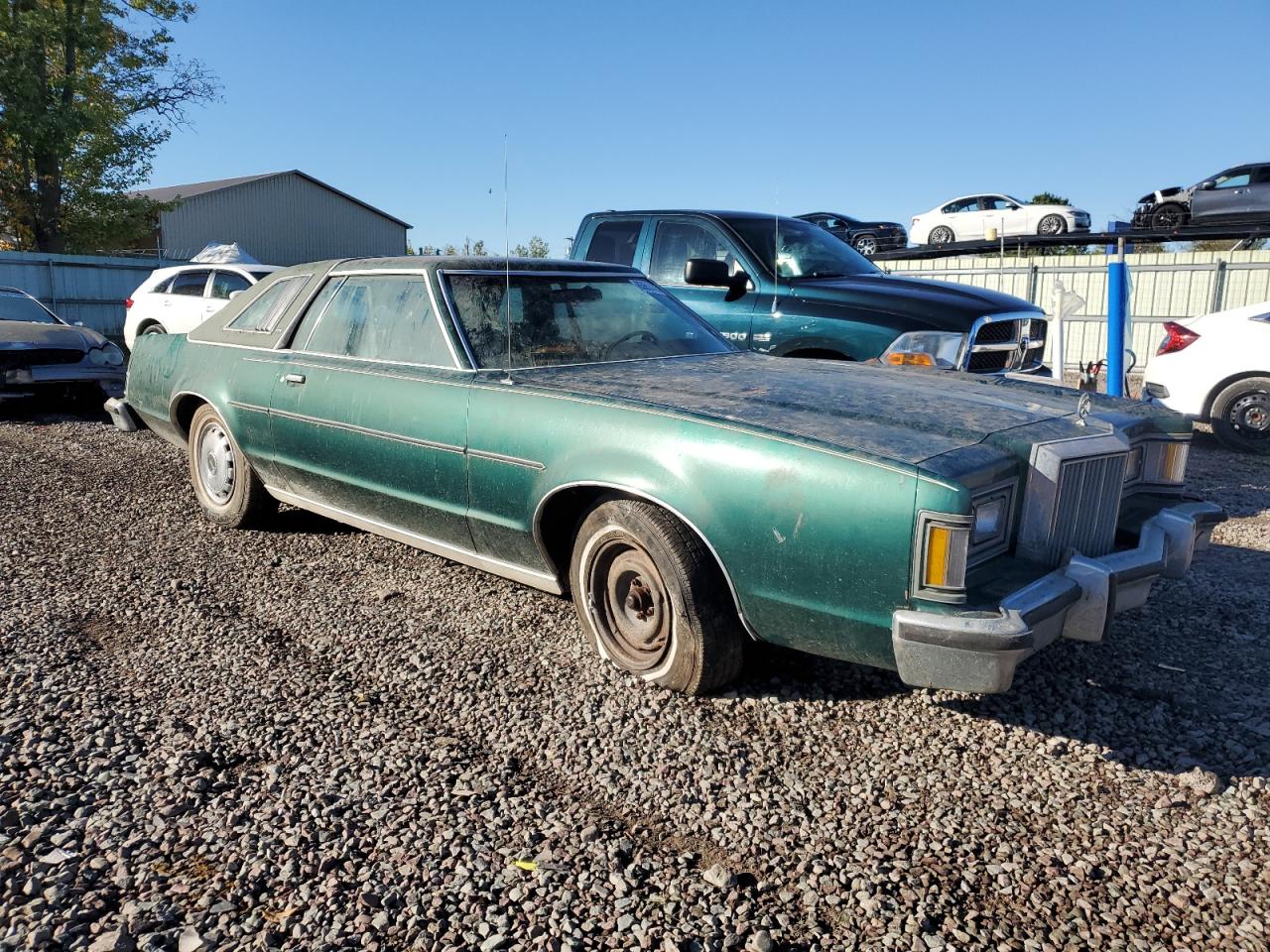 1976 Mercury Cougar Green vin: 7493H5848069