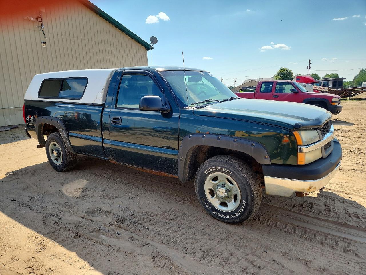 2003 Chevrolet Silverado K1500 Green vin: 1GCEK14X23Z299181