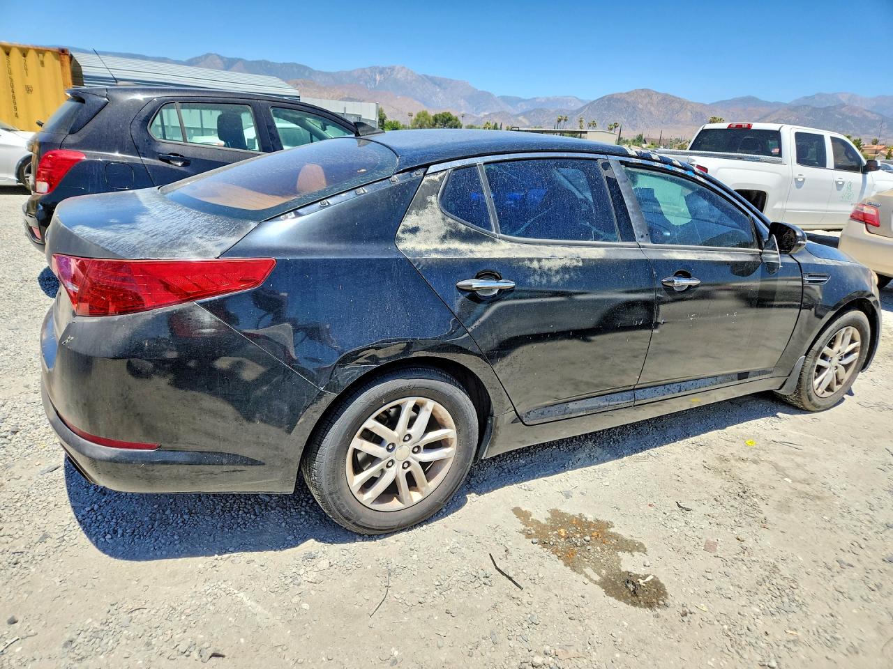 2013 Kia Optima Lx Black vin: 5XXGM4A78DG145684