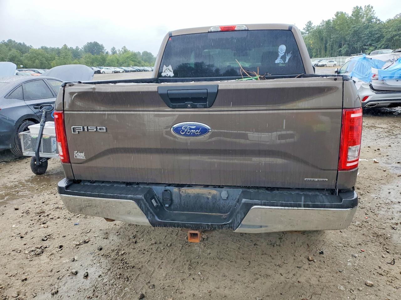2015 Ford F150 Supercrew Brown vin: 1FTEW1E81FFC89095