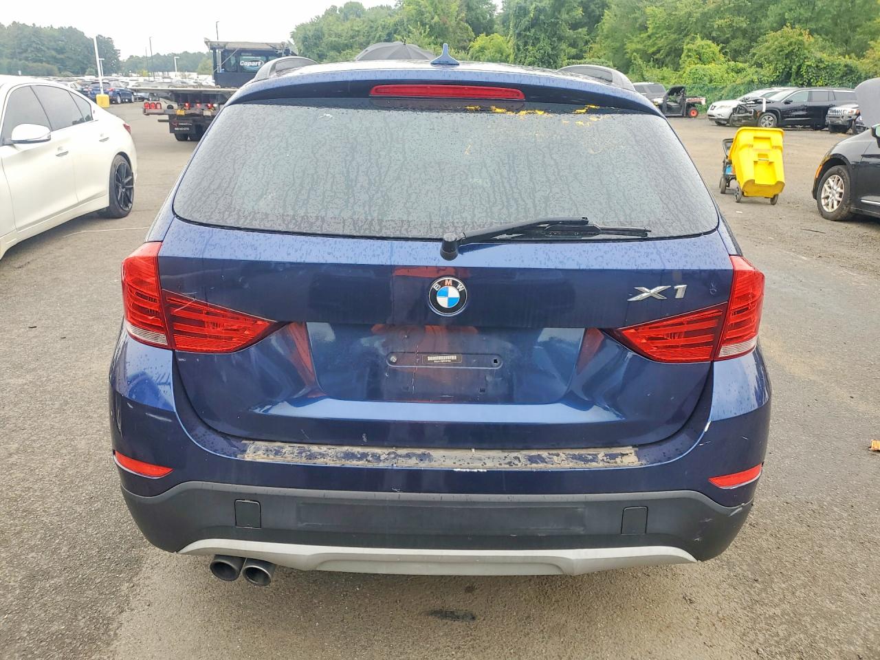 2015 Bmw X1 Xdrive28i Blue vin: WBAVL1C59FVY37039