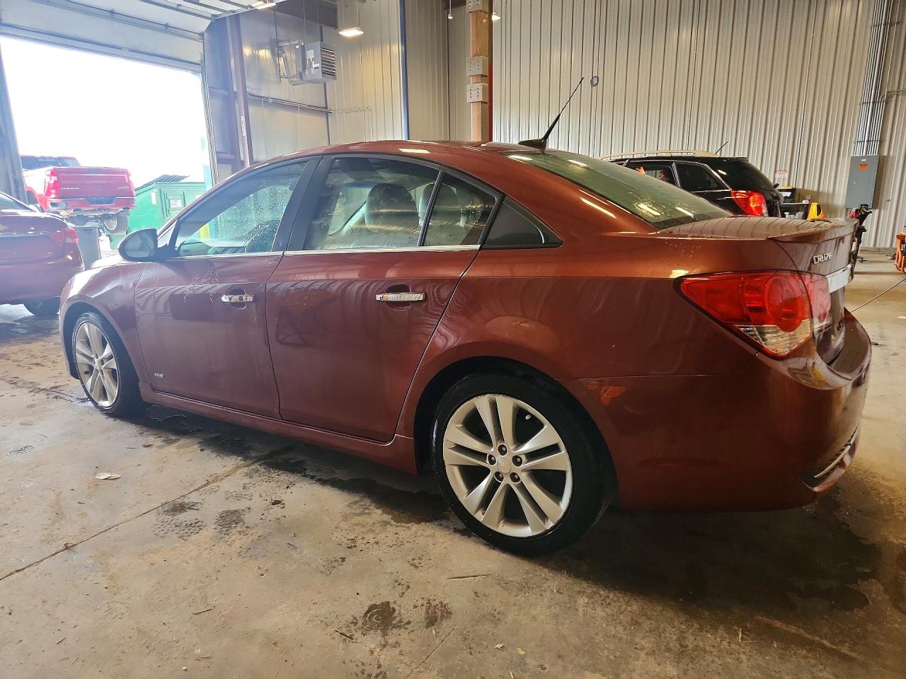 2012 Chevrolet Cruze Ltz Brown vin: 1G1PH5SC8C7249162