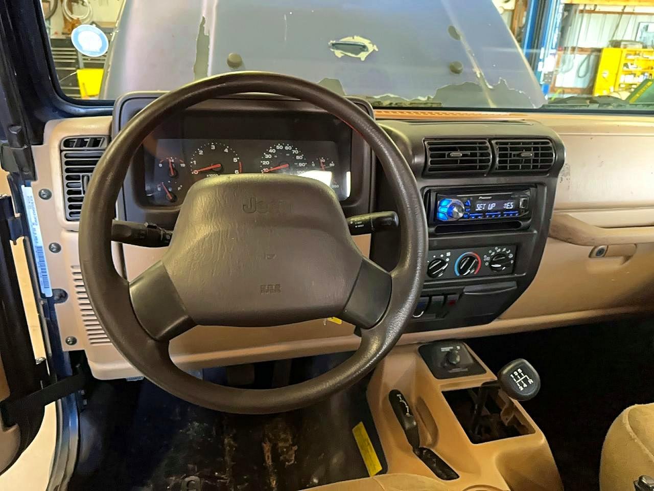 2002 Jeep Wrangler / Tj X Blue vin: 1J4FA39S02P719959