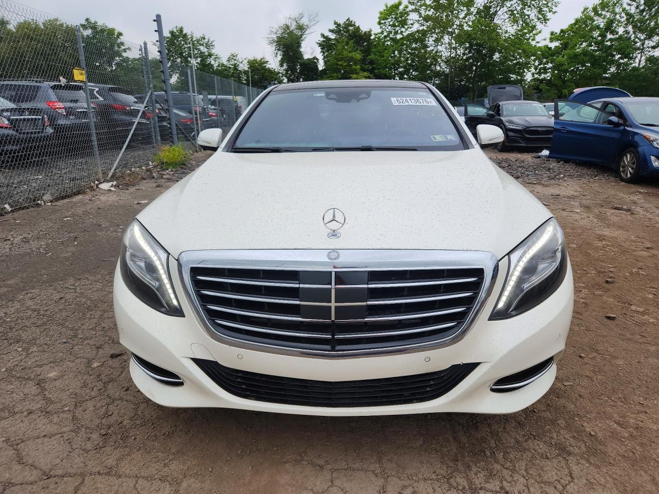 2015 Mercedes-benz S 550 White vin: WDDUG8CBXFA092722