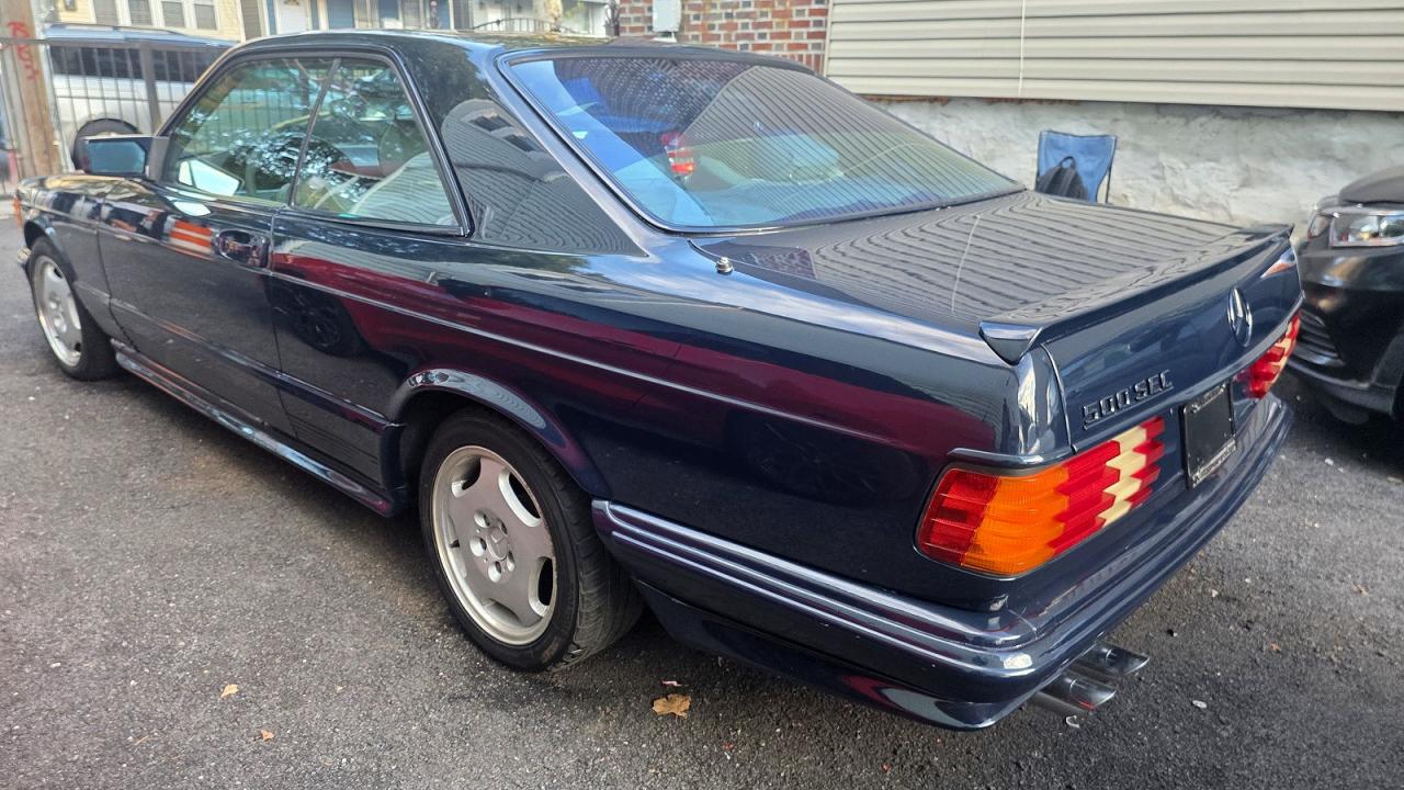 1984 Mercedes-benz 500sec Blue vin: WDB1260441A061772