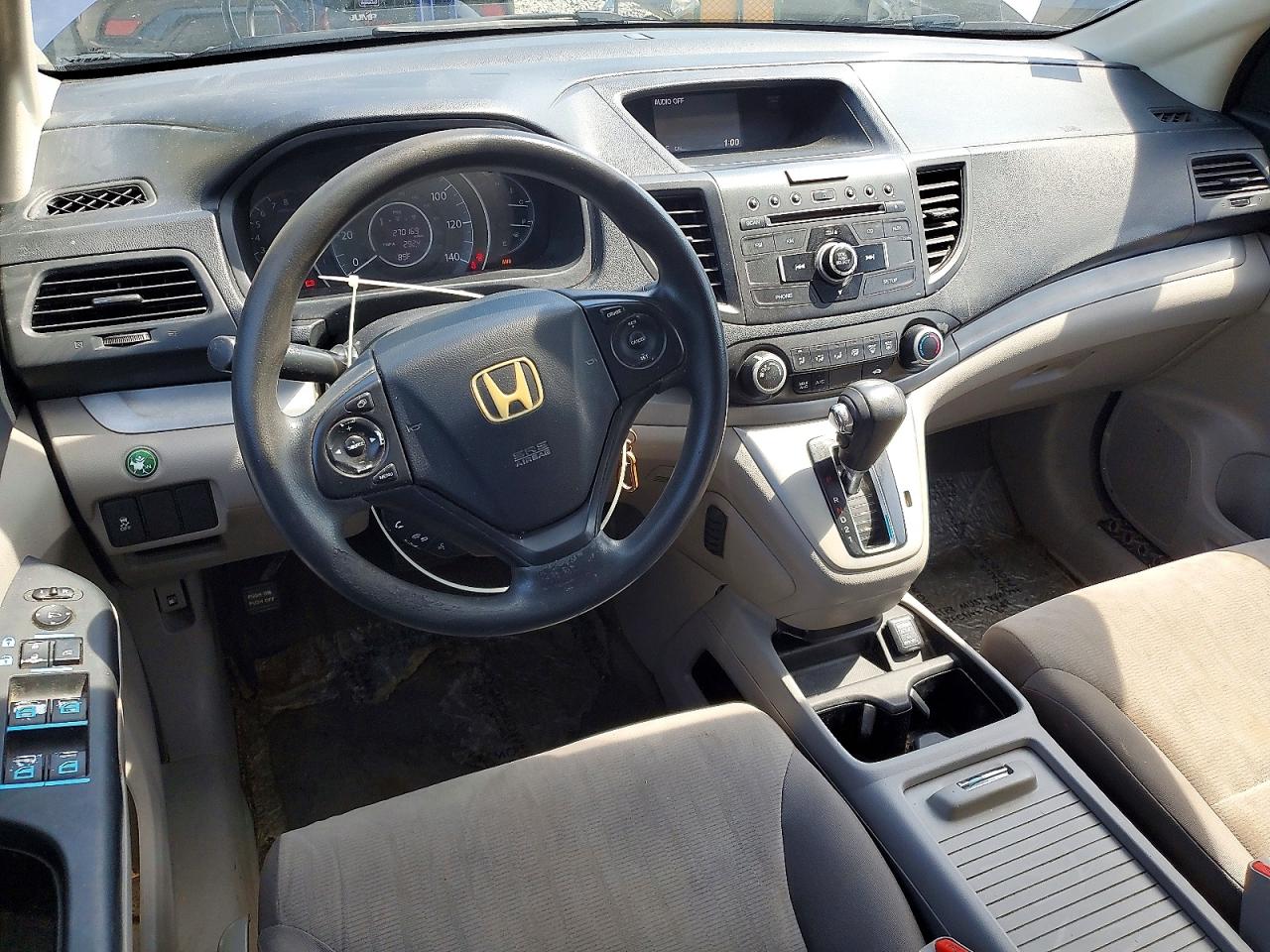 2013 Honda Cr-v Lx Blue vin: 5J6RM4H33DL015575